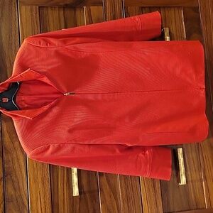 Ellen Tracy Red Cotton Jacket
